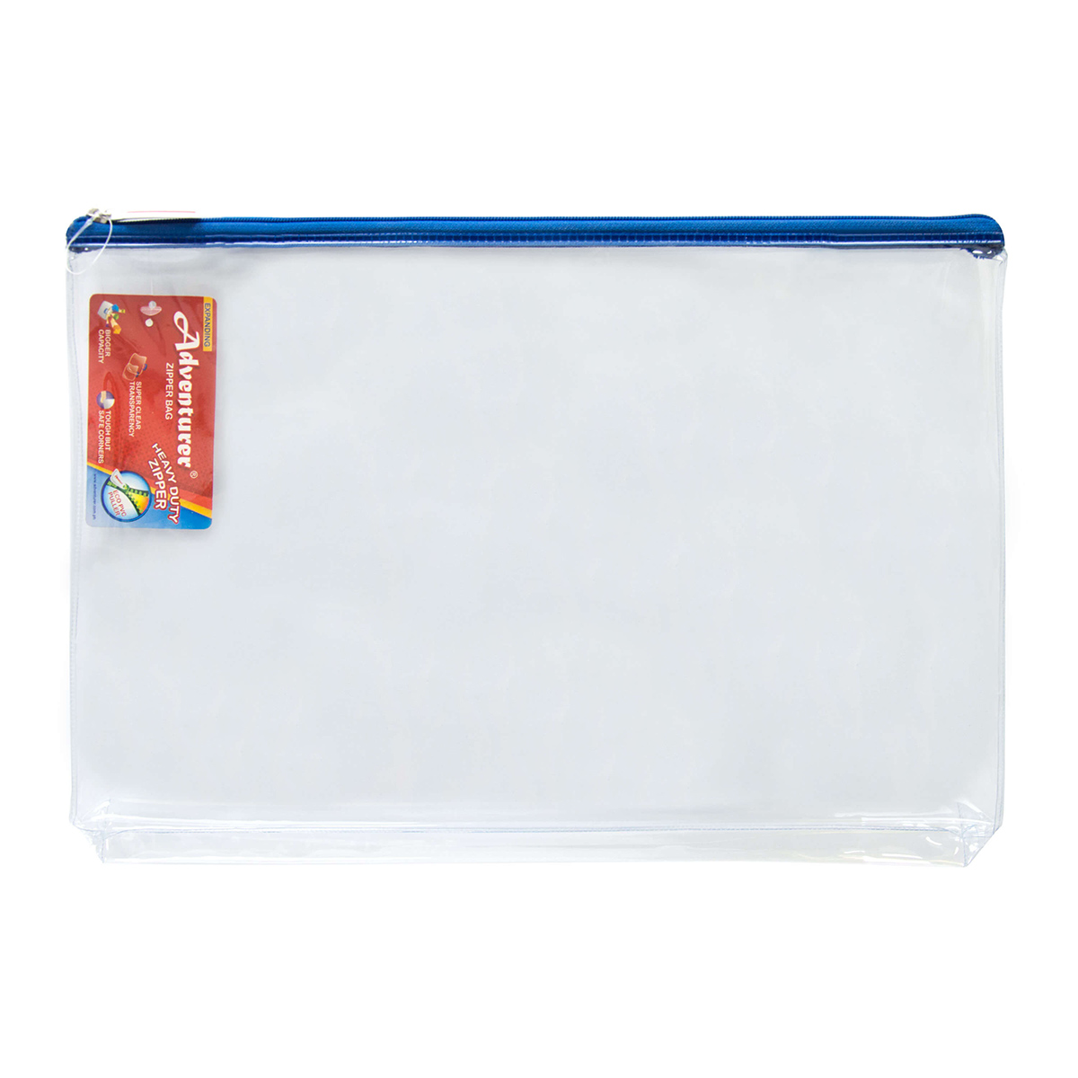Transparent (Expanding Zipper Bags with Handle) - Goldwings